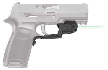 Picture of Crimson Trace 0177801 Lg-420G Green Laserguard Black Sig Sauer P320/M17/M18 