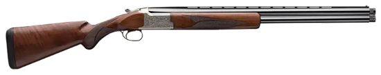 Picture of Browning 018142305 Citori White Lightning 12 Gauge With 26" Polished Blued Barrel, 3" Chamber, 2Rd Capacity, Silver Nitride Metal Finish & Gloss Oil Black Walnut Stock Right Hand (Full Size) 