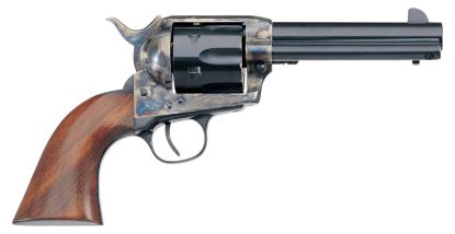 Picture of Taylors & Company 700Ade 1873 Cattleman New Model 45 Colt (Lc) 6Rd 4.75" Blued Cylinder & Barrel Color Case Hardened Steel Frame Walnut Navy Size Grip (Taylor Tuned) 