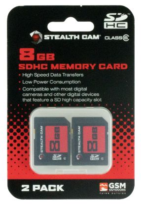 Picture of Stealth Cam Stc2sd8gb Sd Memory Card 8Gb 2 Per Pack 