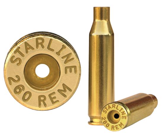 Picture of Starline Brass 260Remeup50 Unprimed Cases Rifle 260 Rem 50 Per Bag 