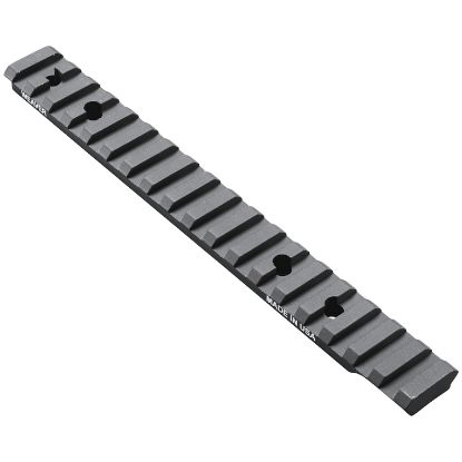 Picture of Weaver Mounts 99468 Multi-Slot Base Extended Black Anodized Aluminum Fits Ruger American Long Action 