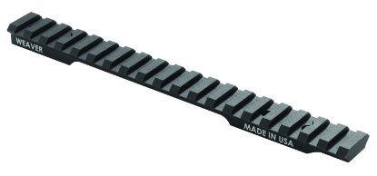 Picture of Weaver Mounts 99469 Multi-Slot Base Extended Black Anodized Aluminum Fits Ruger American Short Action 