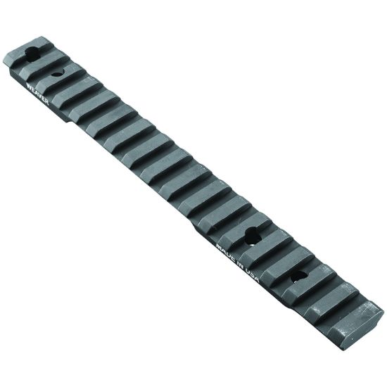 Picture of Weaver Mounts 99475 Multi-Slot Base Extended Black Anodized Aluminum Fits Mossberg Patriot Short Action 