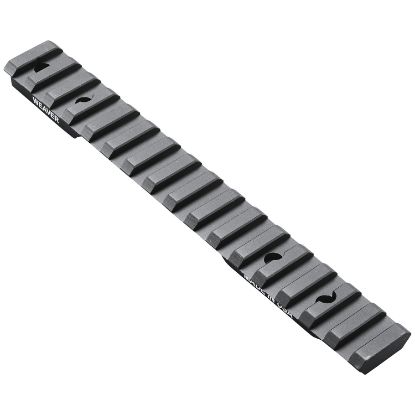 Picture of Weaver Mounts 99481 Multi-Slot Base Extended Black Anodized Aluminum Fits Winchester 70 Short Action 