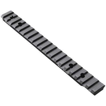 Picture of Weaver Mounts 99487 Multi-Slot Base Extended Black Anodized Aluminum Fits Savage Axis 