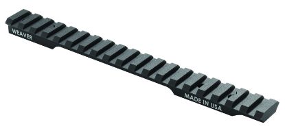 Picture of Weaver Mounts 99488 Multi-Slot Base Extended Black Anodized Aluminum Fits Savage Axis 20 Moa 