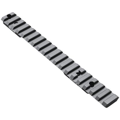 Picture of Weaver Mounts 99501 Multi-Slot Base Extended Black Anodized Aluminum Fits Remington 700/Howa 1500 Long Action 