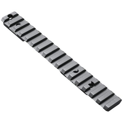 Picture of Weaver Mounts 99504 Multi-Slot Base Extended Black Anodized Aluminum Fits Remington 700 Short Action 20 Moa 