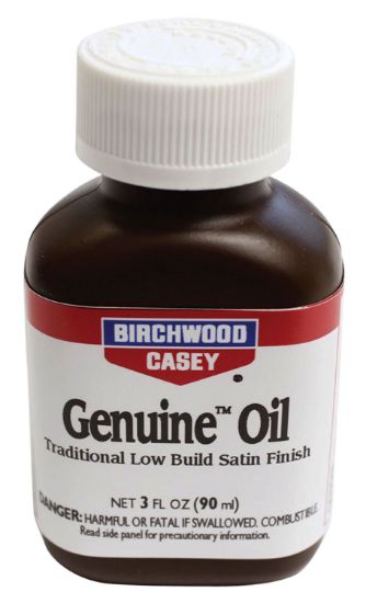 Picture of Birchwood Casey 23225 Genuine Oil Gun Stock Finish Satin 3 Oz. Bottle 