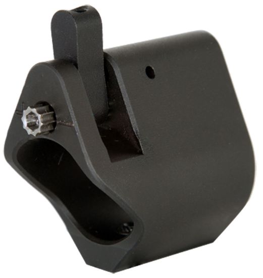 Picture of Seekins Precision 0011510065 Select Adjustable Gas Block .750" Steel Black Melonite 