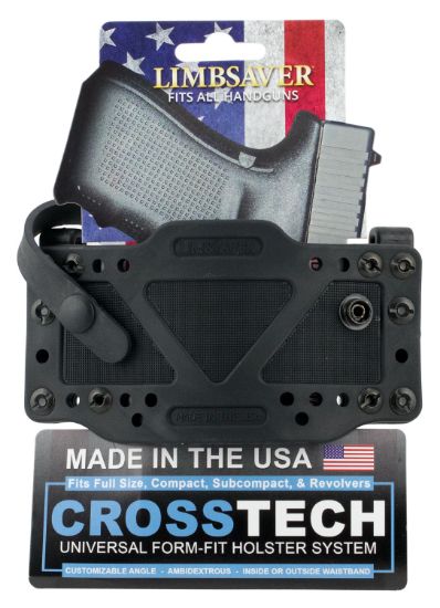 Picture of Limbsaver 12504 Crosstech Iwb/Owb Black Polymer Belt Clip/Strap Fits Universal Handgun Ambidextrous 