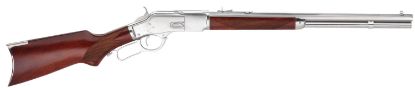 Picture of Taylors & Company 550247 1873 357 Mag Caliber With 10+1 Capacity, 20" Barrel, Silver Metal Finish & Walnut Fixed Pistol Grip Stock Right Hand (Full Size) 