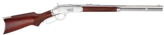 Picture of Taylors & Company 550247 1873 357 Mag Caliber With 10+1 Capacity, 20" Barrel, Silver Metal Finish & Walnut Fixed Pistol Grip Stock Right Hand (Full Size) 