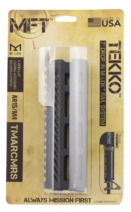 Picture of Mission First Tactical Tmarcmrs Tekko Rail System Ar-15 Carbine Black Hardcoat Anodized Aluminum 7" M-Lok 