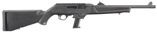 Picture of Ruger 19102 Pc Carbine 9Mm Luger 10+1 16.12" Threaded/Fluted Barrel, Type Iii Hard Coat Anodized Aluminum Receiver, Synthetic Stock, Optics Ready 