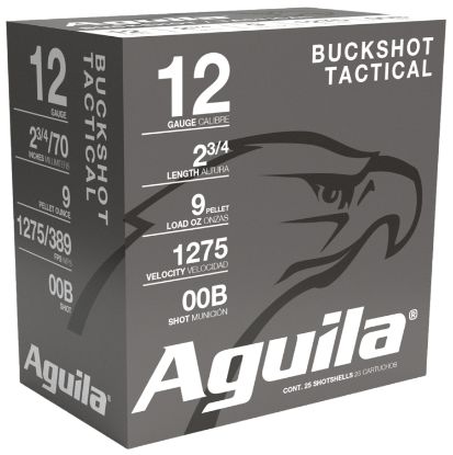 Picture of Aguila 1Chb1320 Buckshot High Velocity 12Gauge 2.75" 00Buck Shot 25 Per Box/10 Case 