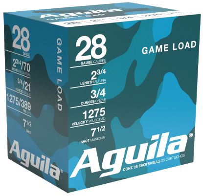 Picture of Aguila 1Chb2873 Target Load Competition 28Gauge 2.75" 3/4Oz 7.5Shot 25 Per Box/20 Case 