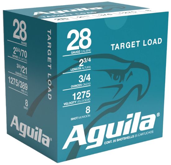 Picture of Aguila 1Chb2879 Target Load Competition 28Gauge 2.75" 3/4Oz 9Shot 25 Per Box/20 Case 