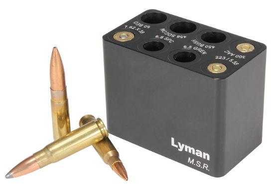 Picture of Lyman 7833003 Msr Ammo Checker Block Black Multi Rifle Firearm 