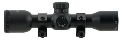 Picture of Bsa Tw4x30 Tactical Weapon Black Matte 4X 30Mm 1" Tube Mil-Dot Reticle Features Ar & Sks Mounts & Rings 