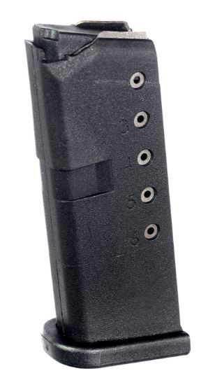 Picture of Promag Glk12 Standard 6Rd 9Mm Luger Compatible W/ Glock 43 Black Dupont Zytel Polymer 