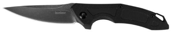 Picture of Kershaw 1170 Method 3" Folding Drop Point Plain Black Oxide Blackwash 8Cr13mov Ss Blade Black G10 Handle Includes Pocket Clip 