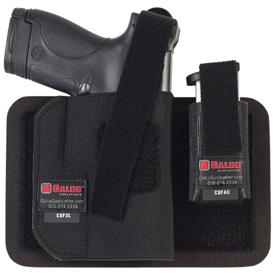 Picture of Galco Csbk2l Carrysafe 2.0 Black Nylon Clip-On Fits Fn 509 Fits Taurus G2c Fits Glock 17 Gen1-5 Right Hand 