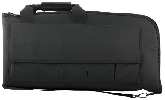 Picture of Ncstar Cv290746 Vism Rifle Case Black Pvc Nylon W/ Id Holder Foam Padding Double Zippers & Mag Pouches 