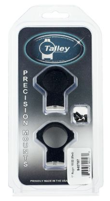 Picture of Talley 940707 Ruger 10/22 Scope Mount/Ring Combo Black Anodized 1" 