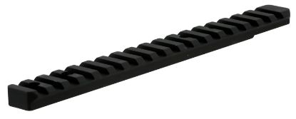 Picture of Talley Poo252714 Tikka T3 Picatinny Rail Black Anodized Short Action 0 Moa 