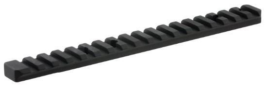 Picture of Talley Pom252714 Tikka T3 Picatinny Rail Black Anodized Short Action 20 Moa 