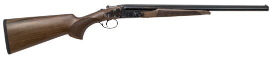 Picture of Cz-Usa 06417 Sharp-Tail Coach 12 Gauge 3" 2Rd 20" Black Hard Chrome Side-By-Side Barrel, Color Case Hardened Metal Finish, Turkish Walnut Stock Includes Fixed Chokes 