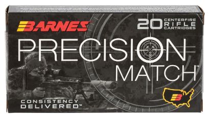 Picture of Barnes Bullets 30814 Precision Match 6Mm Creedmoor 112 Gr Open Tip Match Boat Tail 20 Per Box/ 10 Case 