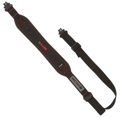 Picture of Allen 8375 Vapor Rifle Sling W/Swivels Black W/Red Accents Nylon Webbing, Baktrak Grip Panel Back, Adjustable Design W/Cam Lock Buckle 