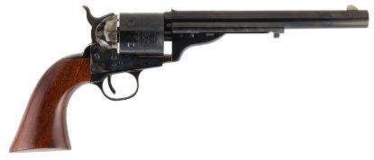 Picture of Cimarron Ca916 1872 Open Top Army 45 Colt (Lc) 6Rd 7.50" Blued Barrel & Cylinder, Wide Front Sight, Color Case Hardened Steel Frame, 1860 Army-Sized Walnut Grip 