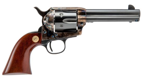 Picture of Cimarron Mp410 Model P 45 Colt (Lc) 6 Shot, 4.75" Blued Steel Barrel & Cylinder, Color Case Hardened Steel Frame, Walnut Grip, Exposed Hammer 