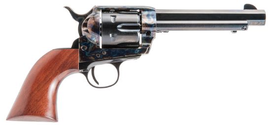 Picture of Cimarron Pp401malo El Malo Pre-War 1896-1940 38 Special 6 Shot, 5.50" Blued Octagon Steel Barrel, Blued Cylinder, Color Case Hardened Steel Frame, Walnut Grip, Exposed Hammer 