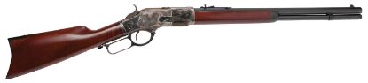 Picture of Cimarron Ca271 1873 Short Full Size 38 Special/357 Mag 10+1, 20" Blued Octagon Steel Barrel, Color Case Hardened Steel Receiver, Wood Stock, Right Hand 