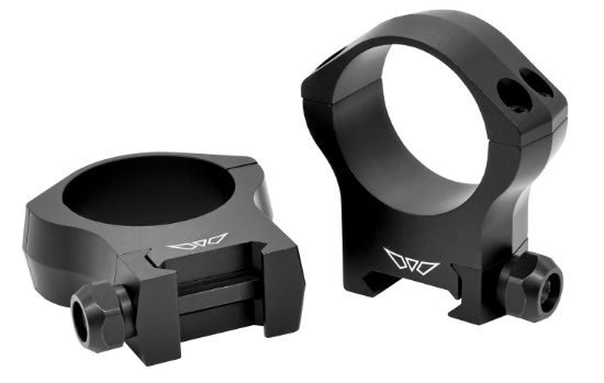 Picture of Warne 7222M Scope Rings Mountain Tech Matte Black 34Mm High 0 Moa 