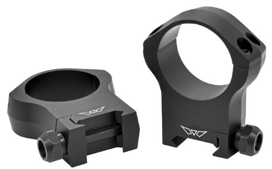 Picture of Warne 7224M Scope Rings Mountain Tech Matte Black 34Mm Ultra High 0 Moa 