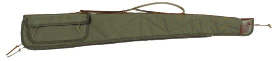 Picture of Bob Allen 14533 Canvas Shotgun Case Green Canvas 44" Long Shotgun 