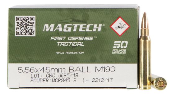 Picture of Magtech 556A Tactical/Training 5.56X45mm Nato 55 Gr Full Metal Jacket 50 Per Box/ 20 Case 