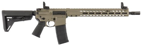 Picture of Barrett 17123 Rec7 Di Carbine 5.56X45mm Nato 16" 30+1, Fde Rec, Black 6 Position Stock & Grip, Includes Flip-Up Sights 