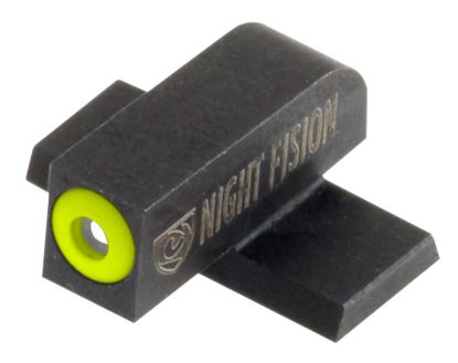 Picture of Night Fision Spr225001ygx Perfect Dot Tritium Night Sights For Springfield Black | Green Tritium Yellow Ring Front Sight 