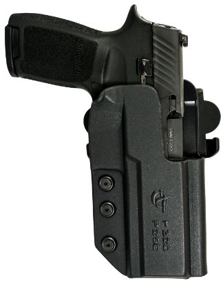 Picture of Comp-Tac C241ss188rbkn International Owb Black Kydex Belt Slide/Paddle Fits Sig P320 Fits Sig Rx Fits Sig 250 Compact 9/40 Right Hand 