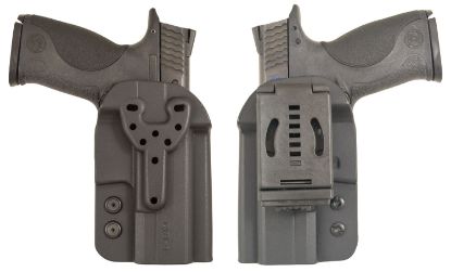 Picture of Comp-Tac C57300000nq1n Qb Owb Size 01 Black Kydex Belt Clip Compatible W/S&W M&P/Glock 41 Ambidextrous 