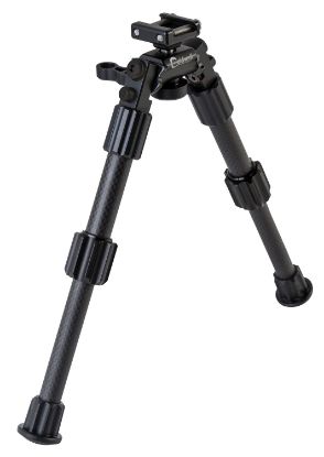 Picture of Caldwell 1081952 Accumax Premium Pic Rail Bipod 6-9" Black Carbon Fiber 