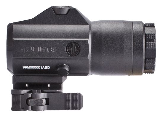 Picture of Sig Sauer Electro-Optics Soj31001 Juliet3 Magnifier Black 3X24mm Powercam 90 Degree Mount 