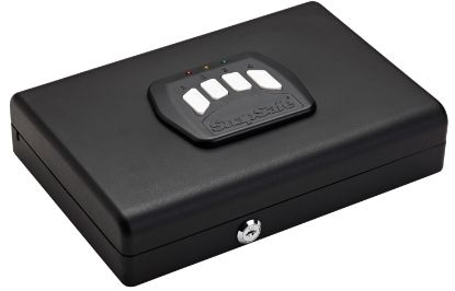 Picture of Snapsafe 75432 Keypad Safe Keypad/Key Entry Black Steel 11" H X 8.50" W X 2.25" D 